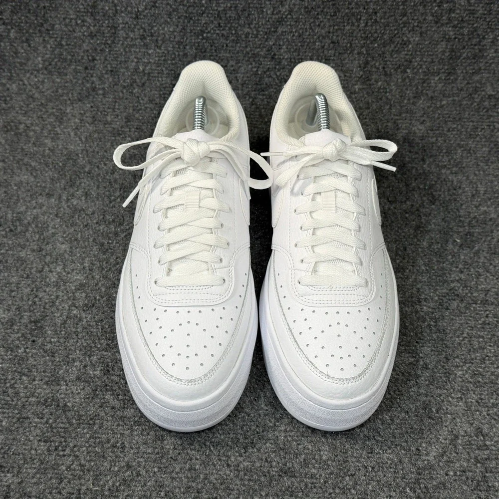 Nike Nike Court Vision Alta Shoes Womens 11 Triple White Athletic Retro Platform